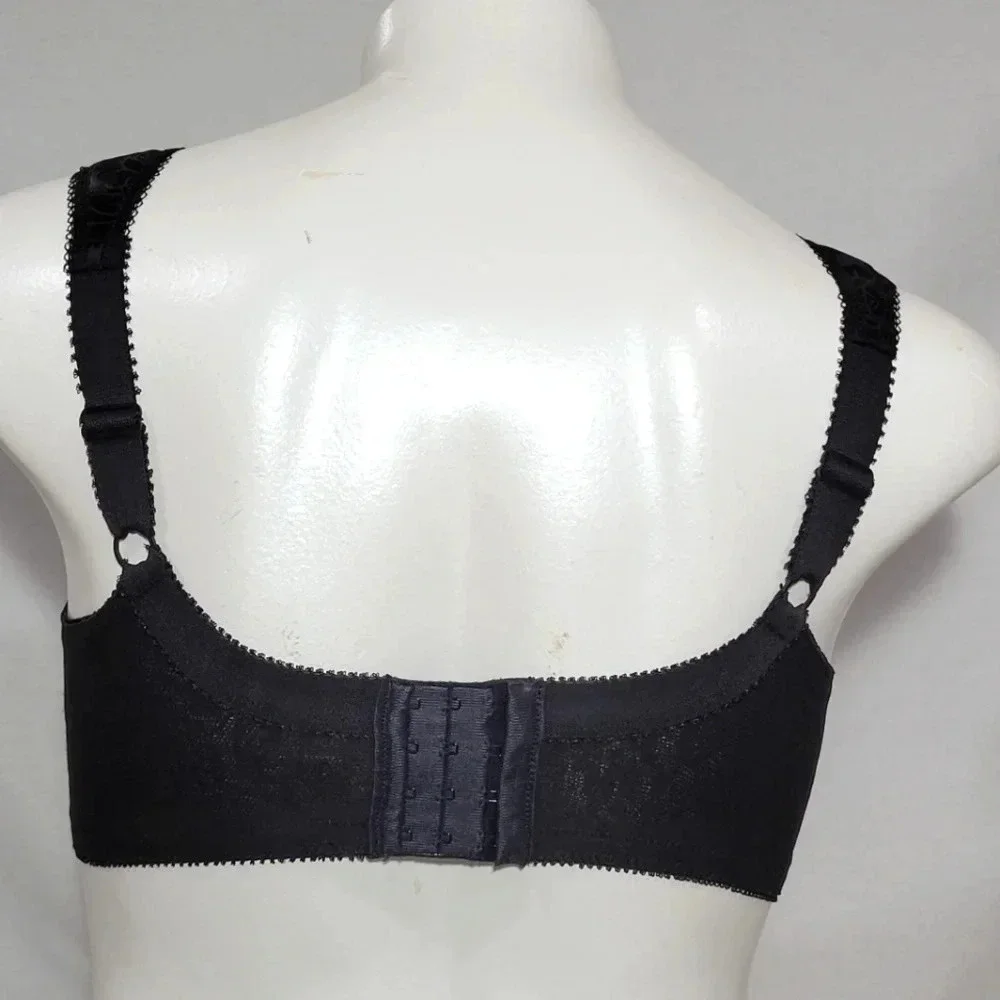 36C Playtex‎ 4693 18 Hour Comfort Strap Bra Black NWOT